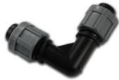 З'єднувач-коліно BRADAS для крапельної стрічки (DSTA02-00L)