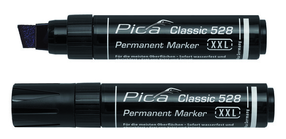 Перманентний маркер PICA Classic XXL чорний з підвісом (528/46/SB) фото 3
