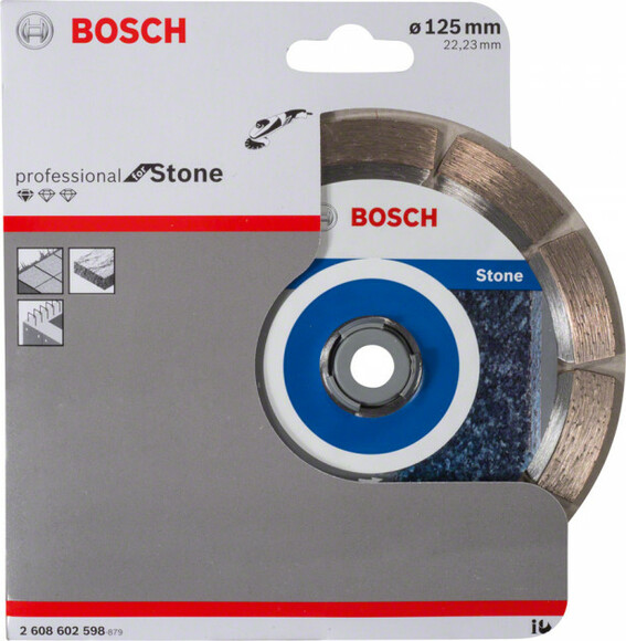 Алмазный диск Bosch Standard for Stone 125-22,23 мм (2608602598) изображение 2