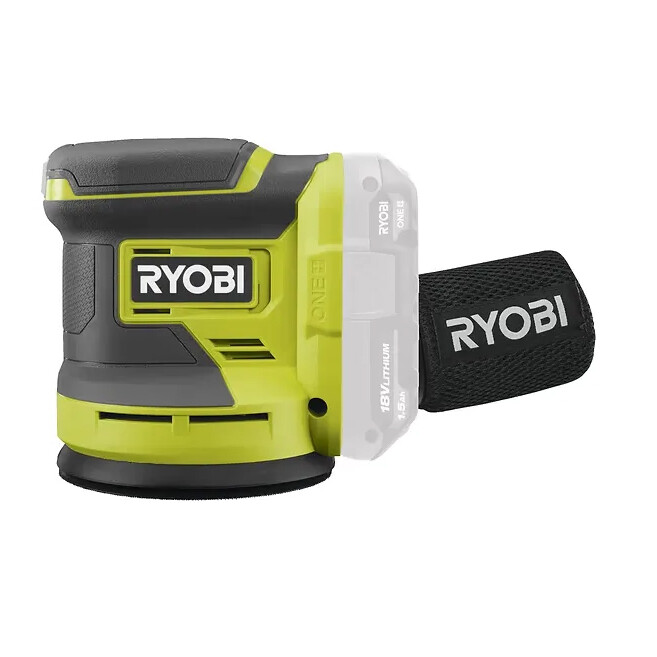 

Шлифмашина эксцентриковая Ryobi ONE+ RROS18-0 (5133005393) без АКБ и ЗУ