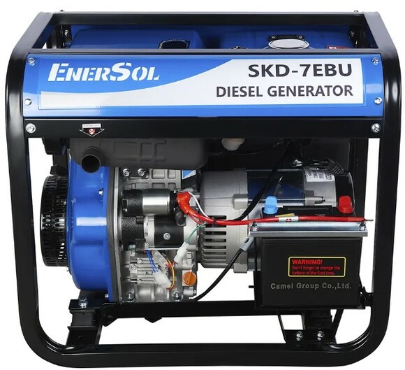 Дизельний генератор EnerSol SKD-7EBU фото 2