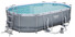 Каркасный бассейн Bestway, 488x305x107 см (фильтр-насос 3028 л/час, лестница, тент, подстилка) (56448)