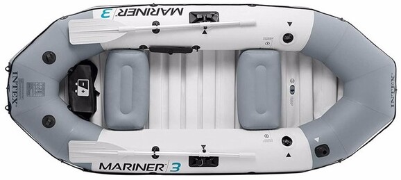 Трехместная надувная лодка Intex Mariner 3 Set (68373) изображение 3