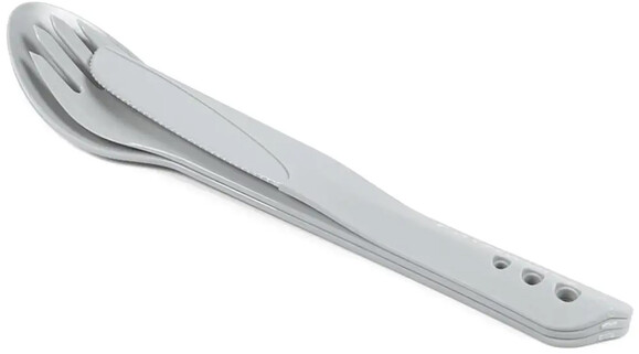 Туристические столовые приборы вилка, ложка, нож Lifeventure Ellipse Cutlery light grey (75018) изображение 2