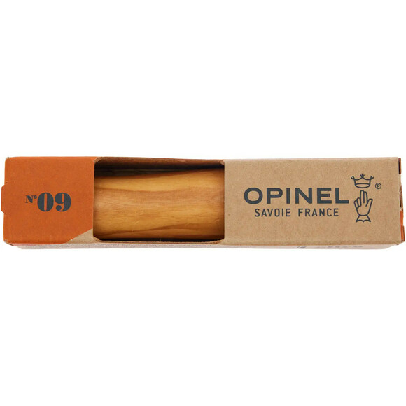 Нож Opinel №9 VRI, оливковое дерево (204.66.87) изображение 6