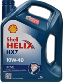 Моторное масло SHELL Helix HX7 Diesel 10W-40, 4 л (550040425)
