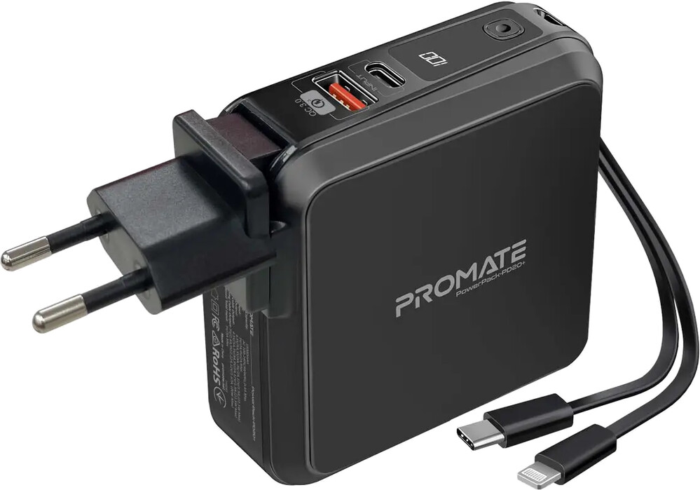 

Повербанк Promate Powerpack-PD20+ (powerpack-pd20+.black)