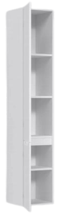 Шкаф-пенал подвесной AM.PM GEM S, левый, 30 см, M91CHL0306WG38 изображение 3
