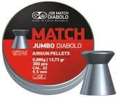 Пули пневматические JSB Diabolo Jumbo Match, калибр 5.5 мм, 300 шт (1453.05.21)