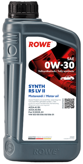 Моторное масло ROWE HighTec Synt RS SAE 0W-30 LV II, 1 л (20069-0010-99)