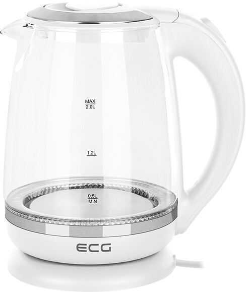 Электрочайник ECG RK 2020 White Glass