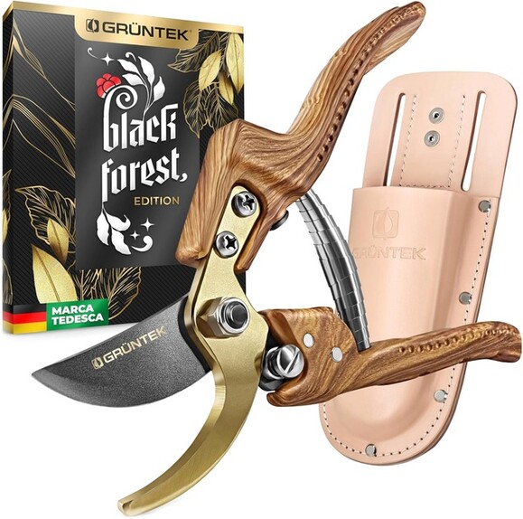 Секатор Gruntek PROFI Black Forest Edition 18 мм, 210 мм (295216012) фото 2