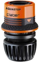 Коннектор Claber 1/2 "- 5/8" аквастоп для поливочного шланга Ergogrip (81925) блистер