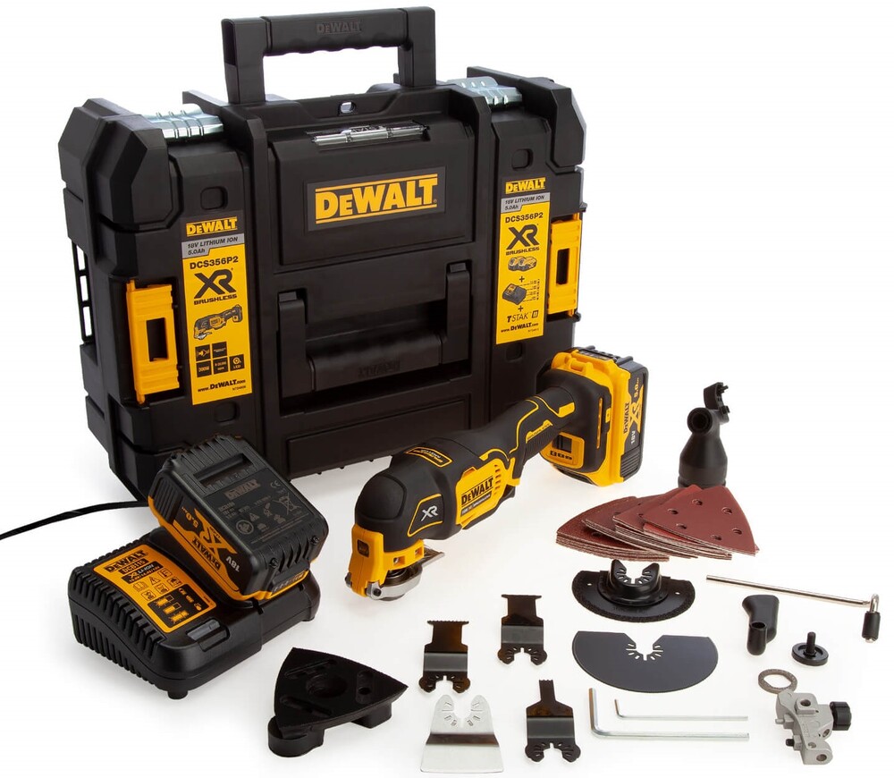 

Многофункциональный инструмент аккумуляторный бесщёточный DeWALT DCS356P2