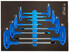 Набір ключів KING TONY 8 одиниць HEX 2-10 мм, EVA ложемент (9-22108MRV)