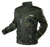 Куртка рабочая Neo Tools Camo р.S(48) 255 г/М2 (81-211-S)