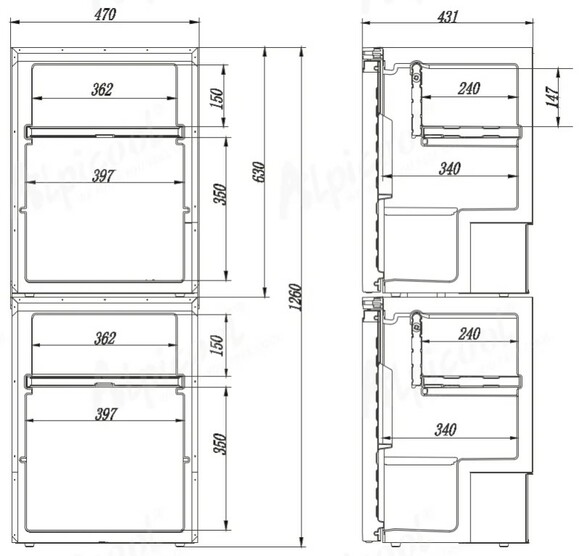 Компрессорный автохолодильник Alpicool CR130 изображение 5