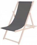 Шезлонг (крісло-лежак) дерев'яний для пляжу, тераси та саду Springos (DC0001 GR)
