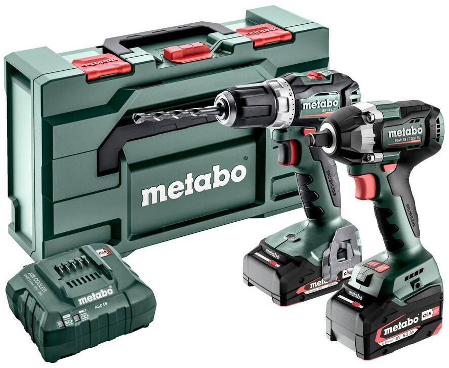 

Комплект аккумуляторных инструментов Metabo COMBO SET 2.9.2 18V (685202000)