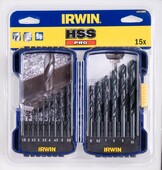 Набір свердел Irwin HSS Pro Drill Set HSS 15шт (10503989)