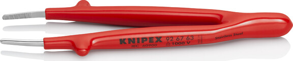 Пінцет захватний KNIPEX 145 мм (92 67 63) фото 3