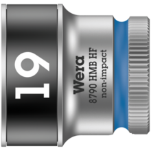 Торцева головка Wera 8790 HMB HF Zyklop 3/8 19х29 мм, з фіксуючою функцією (05003753001)