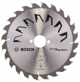 Пиляльний диск Bosch PRECISION GP WO H 190x30 мм, 24 зуби (2609256869)