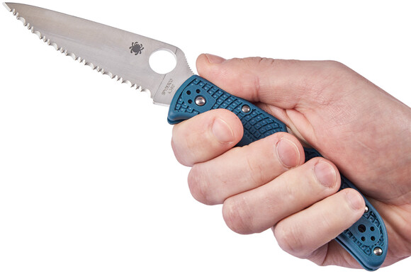 Нож Spyderco Endura 4 Lightweight (blue) (87.15.49) изображение 5
