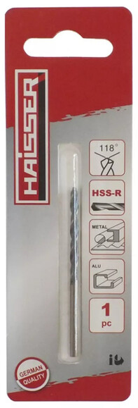 Сверло по металлу HAISSER HSS-R 3.3х36х65 мм (88476)