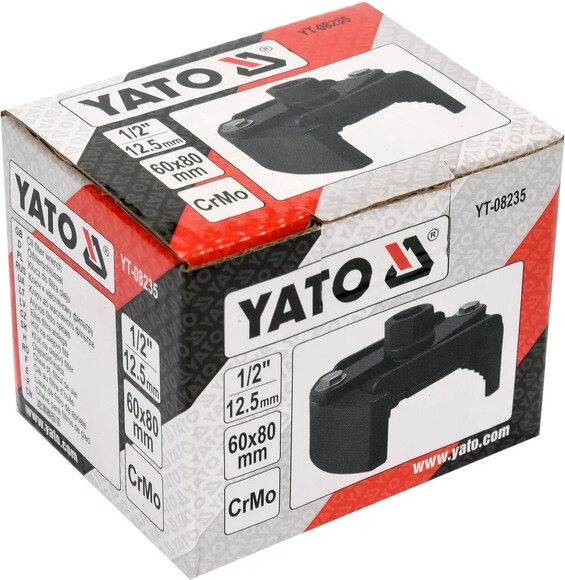 Ключ к масляному фильтру разводной Yato (YT-08235) изображение 3
