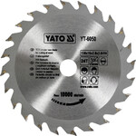 Диск пильний YATO по дереву 130х16х2.8х2.0 мм, 24 зубців (YT-6050)