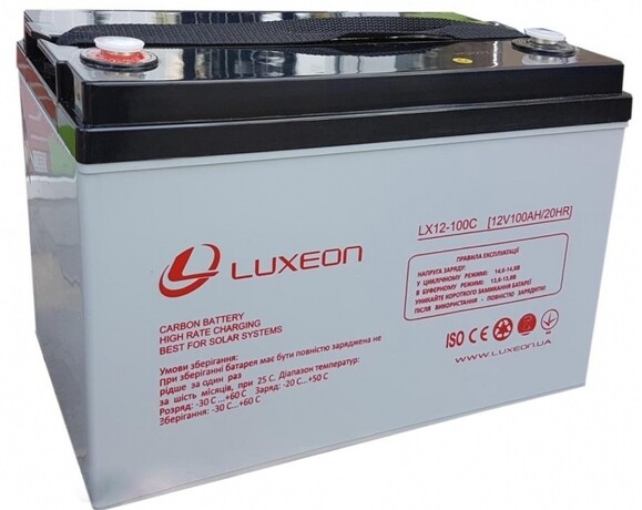 Акумуляторна батарея Luxeon LX12-100C