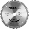 Диск пильний по дереву з побідитовими напайками Yato YT-60636 (190x20x2.2x1.5 мм), 60 зубців