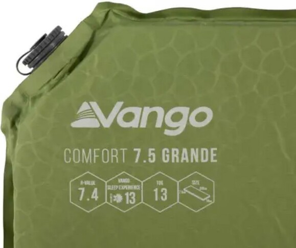 Килимок самонадувний Vango Comfort 7.5 Grande Herbal (SMQCOMFORH09M1K) фото 3