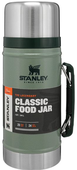 Термос пищевой Stanley Classic Legendary Hammertone Green 0.94 л (6939236347983) изображение 4