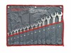 Набор комбинированных ключей ForceKraft FK-5141 на полотне 14 предметов