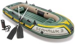 Тримісний надувний човен Intex Seahawk 3 Set (68380)