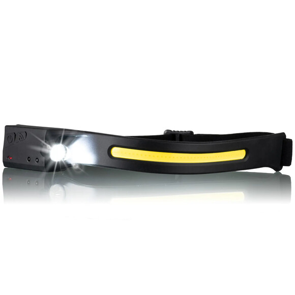 Фонарь налобный National Geographic Iluminos Stripe 300 lm + 90 Lm USB Rechargeable, 9082600 (930158) изображение 2