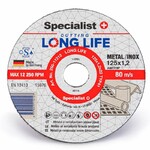 Диск отрезной Specialist+ LONG LIFE 125x1.2x22 мм (250-11212)
