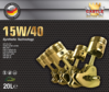 CASTLE MOTOR OILS 15W40 API SL/CF-4, 20 л 