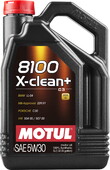 Моторное масло MOTUL 8100 X-clean+, 5W30 5 л (106377)