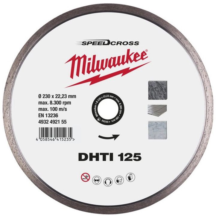 

Алмазный диск Milwaukee SPEEDCROSS DHTI 125 мм (4932492155)