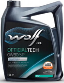 Моторное масло WOLF OFFICIALTECH 0W-30 SP, 5 л (1049043)