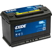 Аккумулятор EXIDE Excell EB1000, 100Ah/720A