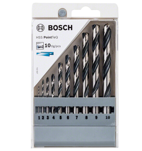 Набір свердл Bosch HSS PointTeQ (2608577348)