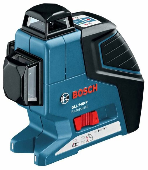 Линейный лазерный нивелир (построитель плоскостей) Bosch GLL 3-80 P + вкладка под L-Boxx (0601063305)