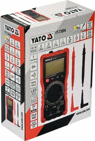 Мультиметр Yato YT-73094 фото 4
