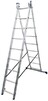 Алюминиевая двухсекционная лестница VIRASTAR DUOMAX 2x9 ступеней (VDL029)