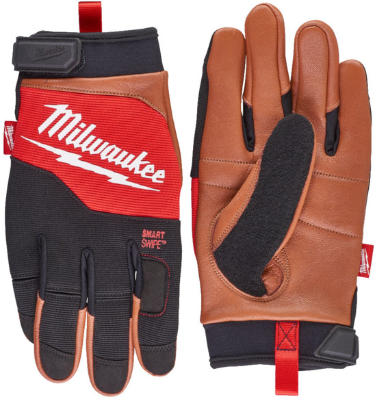 Перчатки Milwaukee с кожаными вставками, 9 / L (4932471913) изображение 2