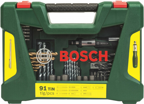 Набор принадлежностей Bosch V-Line, 91 шт. (2607017195) изображение 2